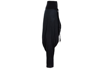 2000s Cop Copine convertible black low crotch pants or strapless jumpsuit