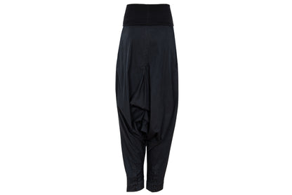 2000s Cop Copine convertible black low crotch pants or strapless jumpsuit