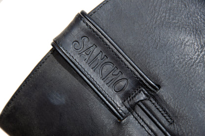Vintage black leather Sancho Campus boots - Women's size 39