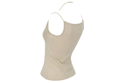 Vintage Amaya Arzuaga wool blend knit deconstructed top with woven ribbon appliqué